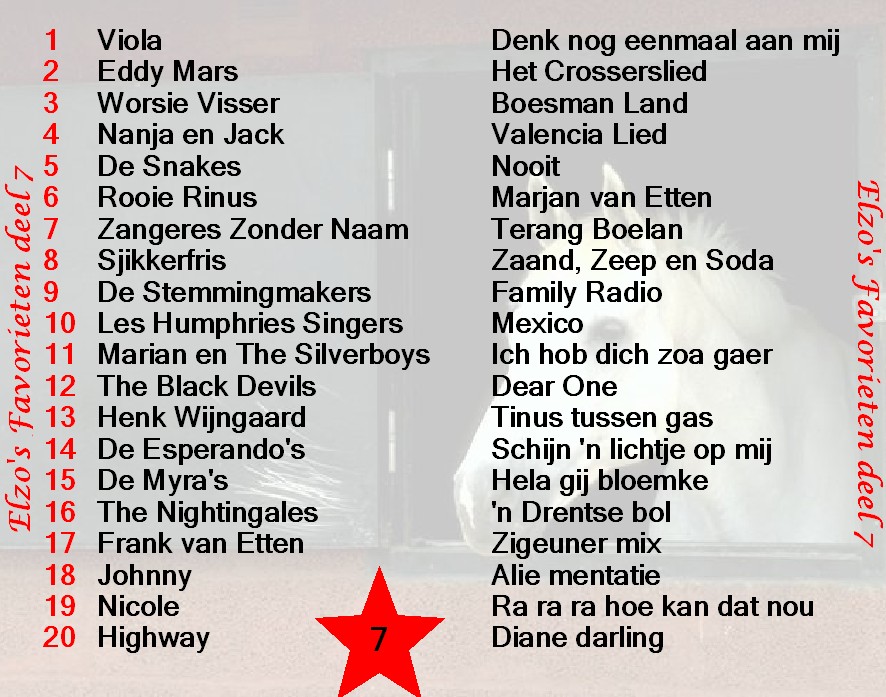 Elzos Favorieten  Deel 07 : Back